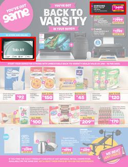 Game : Back To Varsity (25 January - 15 February 2025), page 1