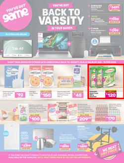 Game : Back To Varsity (25 January - 15 February 2025), page 1