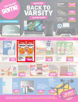 Game : Back To Varsity (25 January - 15 February 2025), page 1