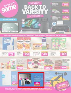 Game : Back To Varsity (25 January - 15 February 2025), page 1