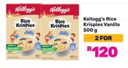 Kellogg's Rice Krispies Vanilla-For 2 x 500g