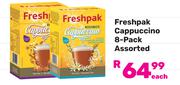 Freshpak Cappuccino 8 Pack Assorted-Each