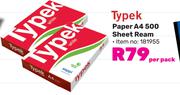 Typek Paper A4 500 Sheet Ream-Per Pack