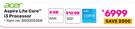Acer Aspire Lite Core i3 Processor