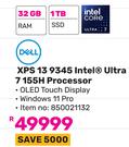 Dell XPS 13 9345 Intel Ultra 7 155H Processor