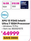 Dell XPS 13 9345 Intel Ultra 7 155H Processor