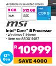 MSI Intel Core i5 Processor