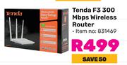 Tenda F3 300 Mbps Wireless Router