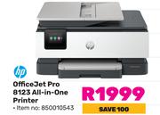 HP Officejet Pro 8123 All In One Printer