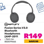 Amplify Fusion Series V3.0 Bluetooth Headphones AMP-2011