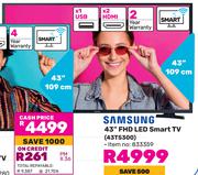 Samsung 109cm (43") FHD LED Smart TV 43T5300