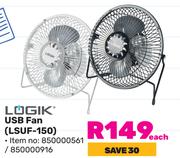 Logik USB Fan LSUF-150-Each