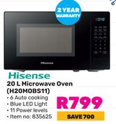 Hisense 20L Microwave Oven H20MOBS11
