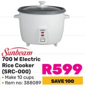 Sunbeam 700W Electric Rice Cooker SRC-000