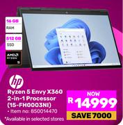 HP Ryzen 5 Envy X360 2-In-1 Processor 15-FH0003NI