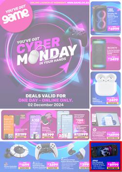 Game : Cyber Monday (02 December 2024 Only) , page 1
