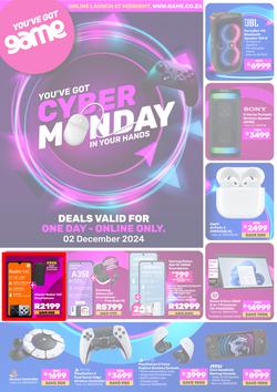 Game : Cyber Monday (02 December 2024 Only) , page 1