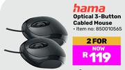 Hama Optical 3-Button Cabled Mouse 850010565-For 2