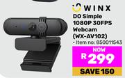 Winx DO Simple 1080P 30FPS Webcam WX-AV102
