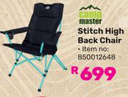 Camp Master Stitch High Back Chair 850012648