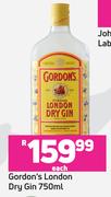 Gordon's London Dry Gin-750ml Each