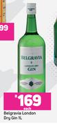 Belgravia London Dry Gin-1L Each