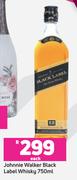 Johnnie Walker Black Label Whisky-750ml Each