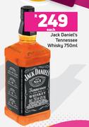 Jack Daniel's Tennessee Whisky-750ml Each