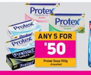 Protex Soap (Assorted)-For Any 5 x 150g