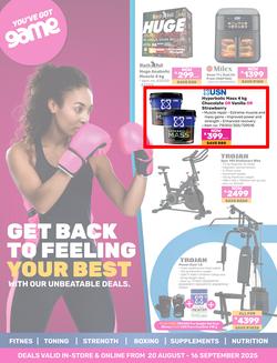 Game : Get Back To Feeling Your Best (20 August - 16 September 2025), page 1