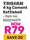 Trojan Cement Kettlebell-4kg