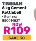 Trojan Cement Kettlebell-6kg
