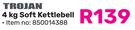 Trojan Soft Kettlebell-4kg