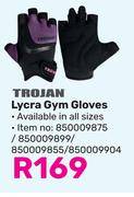 Trojan Lycra Gym Gloves 