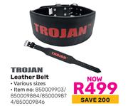 Trojan Leather Belt