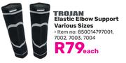 Trojan Elastic Elbow Support Various Sizes-Each