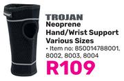 Trojan Neoprene Hand/Wrist Support Various Sizes