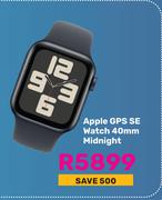 Apple GPS SE Watch 40mm (Midnight)