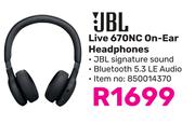 JBL Live 670NC  On-Ear Headphones