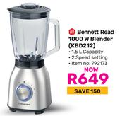 Bennett Read 1000W Blender KBD212