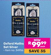 Oxford Maths Set Silver-Each