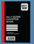 Pen + Gear 192 Page 2 Quire Feint Hard Cover Book-For 2