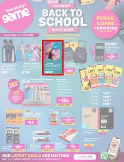 Game : Back To School (10 July - 29 July 2025), page 1