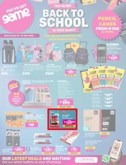 Game : Back To School (10 July - 29 July 2025), page 1