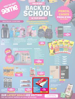 Game : Back To School (10 July - 29 July 2025), page 1
