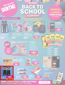 Game : Back To School (10 July - 29 July 2025), page 1