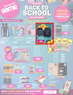 Game : Back To School (10 July - 29 July 2025), page 1