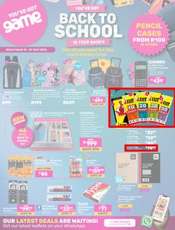 Game : Back To School (10 July - 29 July 2025), page 1