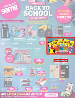 Game : Back To School (10 July - 29 July 2025), page 1