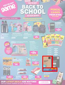 Game : Back To School (10 July - 29 July 2025), page 1